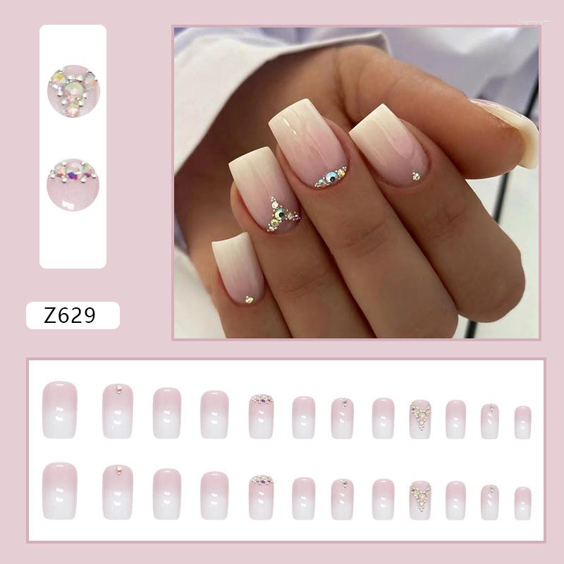 False Nails Simple Square Shiny Little Rhinestone Gradient Milk White Pink Wearable Wholesale Glitter Zircon With Glue DIY Woman, Mt4009z628
False Nails Simple Square Shiny Little Rhinestone Gradient Milk White Pink Wearable Wholesale Glitter Zircon With Glue DIY Woman, Mt4009z628