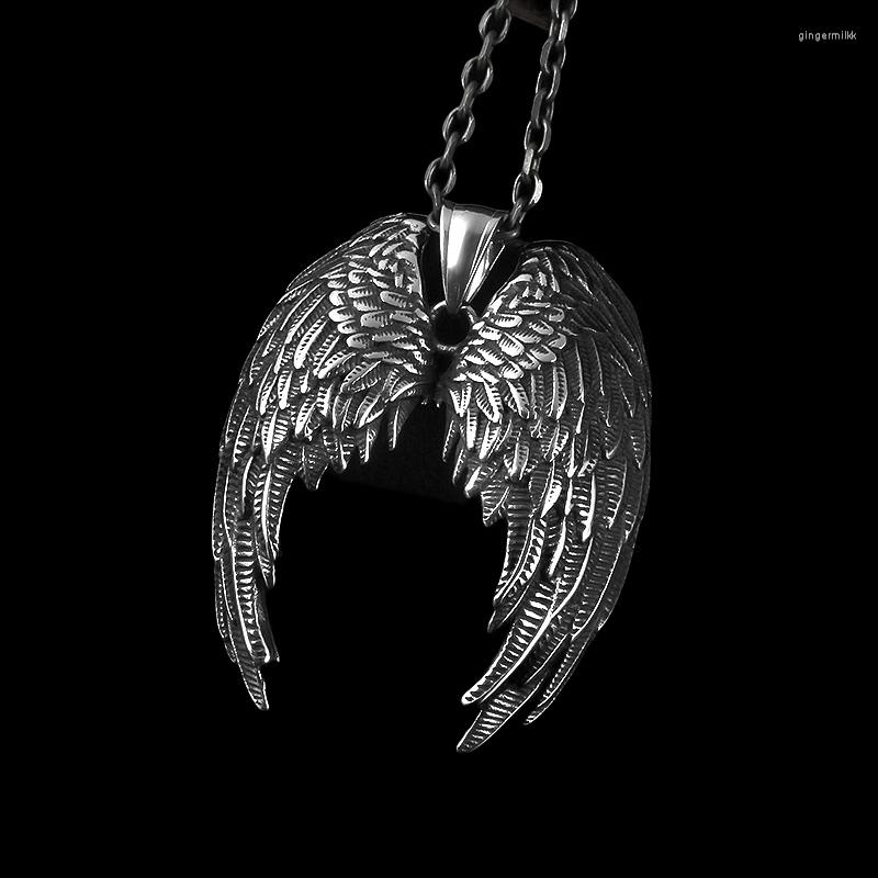 Pendant Necklaces Drop Cool Stuff Stainless Steel Fashion Retro Angel Wing Men's Necklace Trendy Jewelry Trend 2023 Gifts
Pendant Necklaces Drop Cool Stuff Stainless Steel Fashion Retro Angel Wing Men's Necklace Trendy Jewelry Trend 2023 Gifts