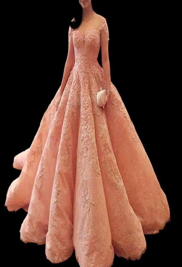 2016 Ball Gown Evening Dresses with Sheer Long Sleeve Lace Applique Floor Length Pink Muslim Kaftan Evening Prom Gowns5564122, Champagne
2016 Ball Gown Evening Dresses with Sheer Long Sleeve Lace Applique Floor Length Pink Muslim Kaftan Evening Prom Gowns5564122, Champagne