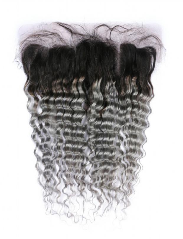 Ombre Silver Grey Virgin Brazilian Human Hair 13x4 Full Lace Frontal Deep Wave Wavy 1BGrey Ombre Lace Frontal Closure with Baby H3964434, Ombre color
Ombre Silver Grey Virgin Brazilian Human Hair 13x4 Full Lace Frontal Deep Wave Wavy 1BGrey Ombre Lace Frontal Closure with Baby H3964434, Ombre color