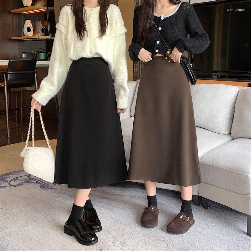 Skirts Half Length Skirt For Women Autumn Winter With Sweater A-line High Waist Clothes 2023 Faldas Y2k Woman, Black
Skirts Half Length Skirt For Women Autumn Winter With Sweater A-line High Waist Clothes 2023 Faldas Y2k Woman, Black