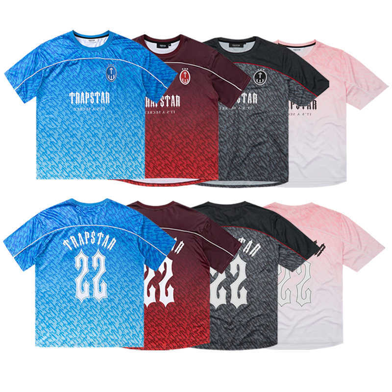 Mens Trapstar T-shirts Football Jersey Logo No.22 Printed Short Sleeved Breathable Hip Hop Streetwaer 6chm, Gray
Mens Trapstar T-shirts Football Jersey Logo No.22 Printed Short Sleeved Breathable Hip Hop Streetwaer 6chm, Gray