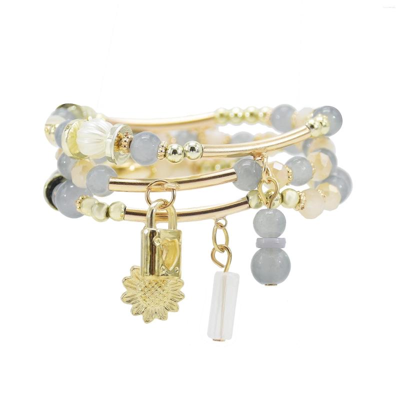 Charm Bracelets 3 Pieces/Set Imitation Pearl Moon Star Multi Layered Colorful Bracelet 2023 Fashionable And Charming Women's Gift
Charm Bracelets 3 Pieces/Set Imitation Pearl Moon Star Multi Layered Colorful Bracelet 2023 Fashionable And Charming Women's Gift