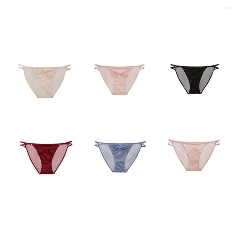 Women's Panties 1 Pc Fashion Bowknot Briefs Underpants Ice Silk Korean Lingerie Low Waist Thin Belt Women Underwear, Pink
Women's Panties 1 Pc Fashion Bowknot Briefs Underpants Ice Silk Korean Lingerie Low Waist Thin Belt Women Underwear, Pink