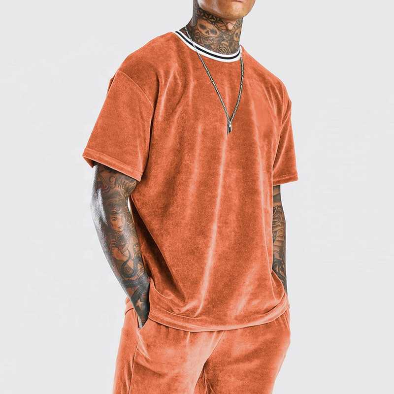 2023 Wholesale mens Custom Summer Jogging Sportswear velour velvet tracksuit short set t shirt and shorts set men stussys, Army green
2023 Wholesale mens Custom Summer Jogging Sportswear velour velvet tracksuit short set t shirt and shorts set men stussys, Army green
