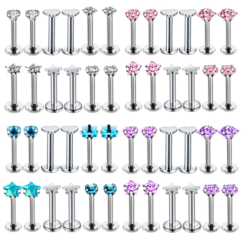 Navel Bell Button Rings 12Set 16G Labret Piercing Stud Lip Ring Set Crystal Jewelry Helix Tragus Earring Cartilage Nose Pircing 230628
Navel Bell Button Rings 12Set 16G Labret Piercing Stud Lip Ring Set Crystal Jewelry Helix Tragus Earring Cartilage Nose Pircing 230628