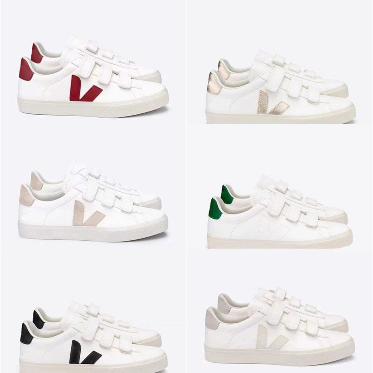 Designer Luxury Charms Walk Loafers Casual shoes veja men Womens Mental Decor Chic Designer Flats Slip on Thick Comfortable breathable Velcro tie up walk size 36-44
Designer Luxury Charms Walk Loafers Casual shoes veja men Womens Mental Decor Chic Designer Flats Slip on Thick Comfortable breathable Velcro tie up walk size 36-44