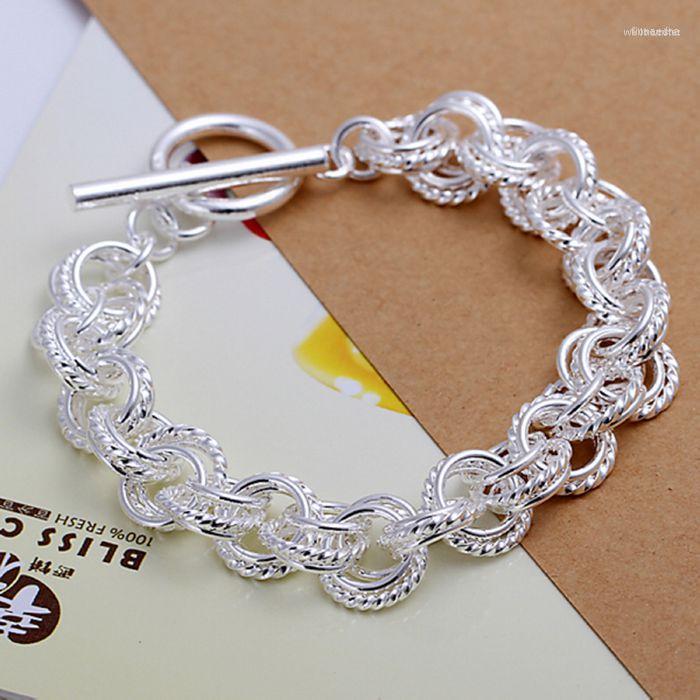 Link Bracelets H023 Silver Fashion Jewelry 925 Plated Bracelet Triple /UJSIKPFA NGFMDWRZ 
Link Bracelets H023 Silver Fashion Jewelry 925 Plated Bracelet Triple /UJSIKPFA NGFMDWRZ