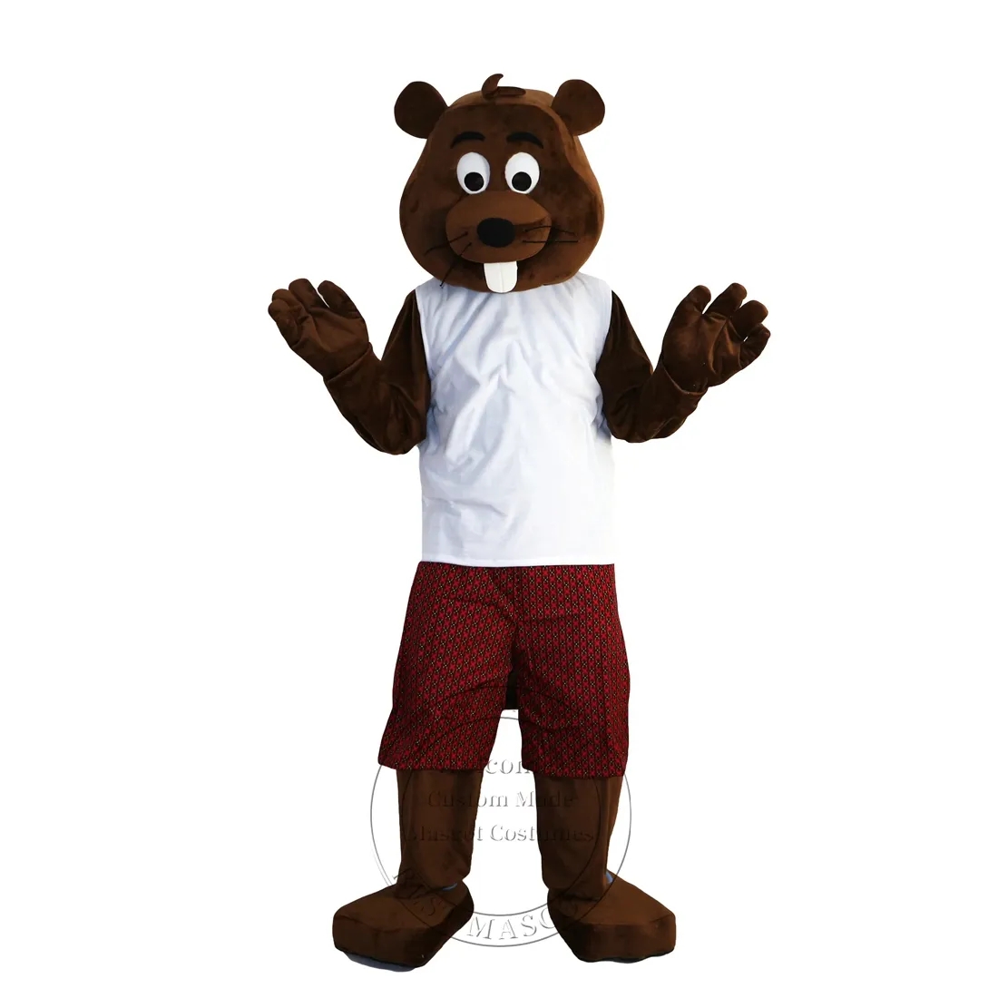 Adult size Brwon Beaver Mascot Costume Carnival performance apparel Cartoon theme fancy dress Ad Apparel, As pic
Adult size Brwon Beaver Mascot Costume Carnival performance apparel Cartoon theme fancy dress Ad Apparel, As pic