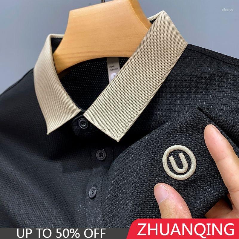 Men's Polos Embroidery Polo Shirts Short Sleeved 2023 Summer Korea Fashion Handsome Men Clothing Trend Lapel T-Shirts Camisas De Hombre Ropa, Auburn
Men's Polos Embroidery Polo Shirts Short Sleeved 2023 Summer Korea Fashion Handsome Men Clothing Trend Lapel T-Shirts Camisas De Hombre Ropa, Auburn