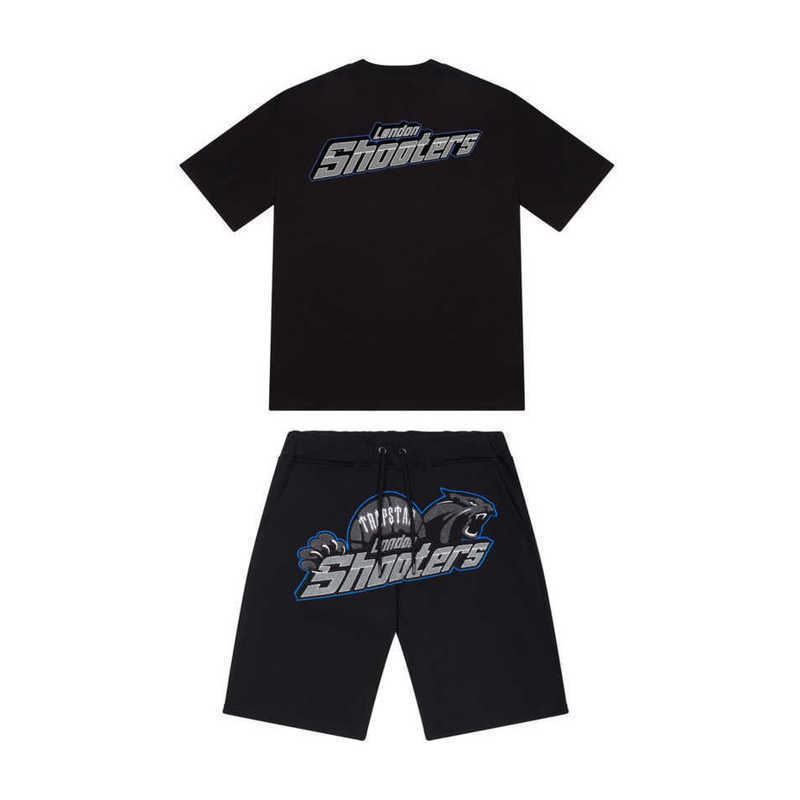 Summer New Trapstar London Shooter Short-sleeved t Shirt Suit Chenille Decoding Black Ice Flavor Motion Current Round Neck T-shirt Shorts 38essyq1c, Black suit 1
Summer New Trapstar London Shooter Short-sleeved t Shirt Suit Chenille Decoding Black Ice Flavor Motion Current Round Neck T-shirt Shorts 38essyq1c, Black suit 1