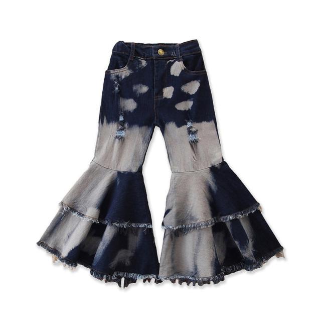 Baby Girls Flare Pants Double Ruffle Tassel Denim Pants Kids Casual Clothes Girls Elastic Waist Pocket Trousers Boot Cut Jeans 0602766271, Brown
Baby Girls Flare Pants Double Ruffle Tassel Denim Pants Kids Casual Clothes Girls Elastic Waist Pocket Trousers Boot Cut Jeans 0602766271, Brown