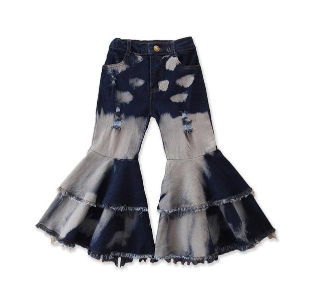 Baby Girls Flare Pants Double Ruffle Tassel Denim Pants Kids Casual Clothes Girls Elastic Waist Pocket Trousers Boot Cut Jeans 0609879056, Black
Baby Girls Flare Pants Double Ruffle Tassel Denim Pants Kids Casual Clothes Girls Elastic Waist Pocket Trousers Boot Cut Jeans 0609879056, Black