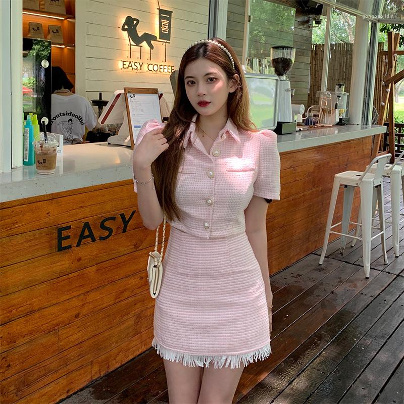 Work Dresses Runway Summer Women' Clothing Plaid Tweed Short Sleeve Office Jacket Top High Wait Tassel Skirt 2 Pieces Sets Suits, Picture color
Work Dresses Runway Summer Women' Clothing Plaid Tweed Short Sleeve Office Jacket Top High Wait Tassel Skirt 2 Pieces Sets Suits, Picture color
