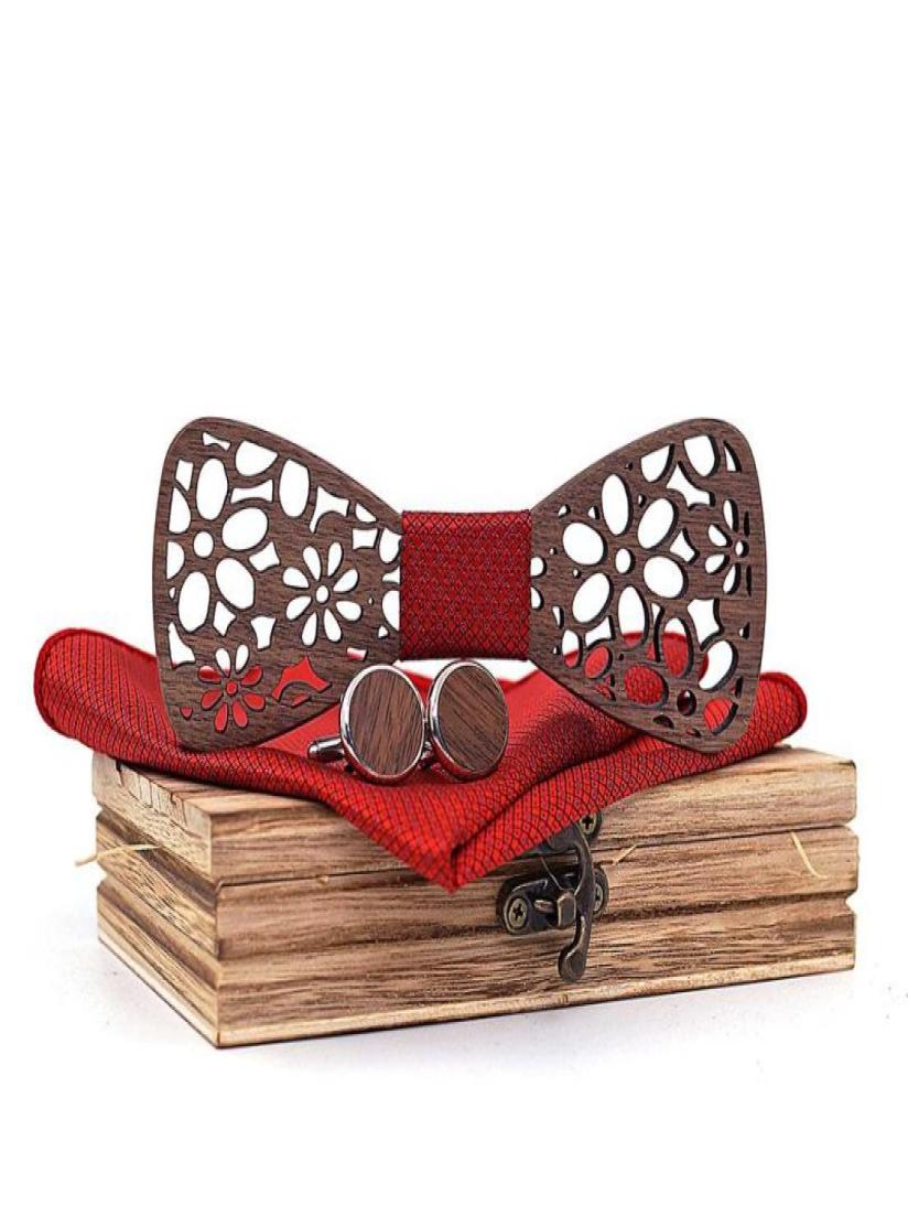 Bow Ties Sitonjwly Wedding Wooden Bowtie For Mens Hollow Carved Corbatas Male Wood Tie Handkerchief Cufflinks Set Handmade TieBow2258038
Bow Ties Sitonjwly Wedding Wooden Bowtie For Mens Hollow Carved Corbatas Male Wood Tie Handkerchief Cufflinks Set Handmade TieBow2258038