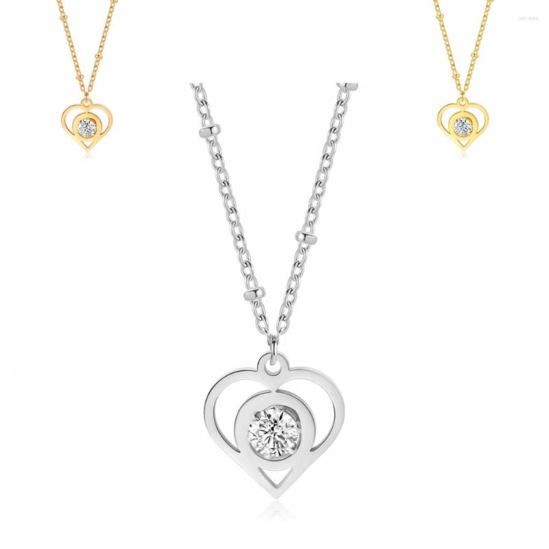 Chains Titanium Steel Love Necklace For Women Eight Hearts And Arrows Heart-shaped O Chain Stainless Pendant
Chains Titanium Steel Love Necklace For Women Eight Hearts And Arrows Heart-shaped O Chain Stainless Pendant