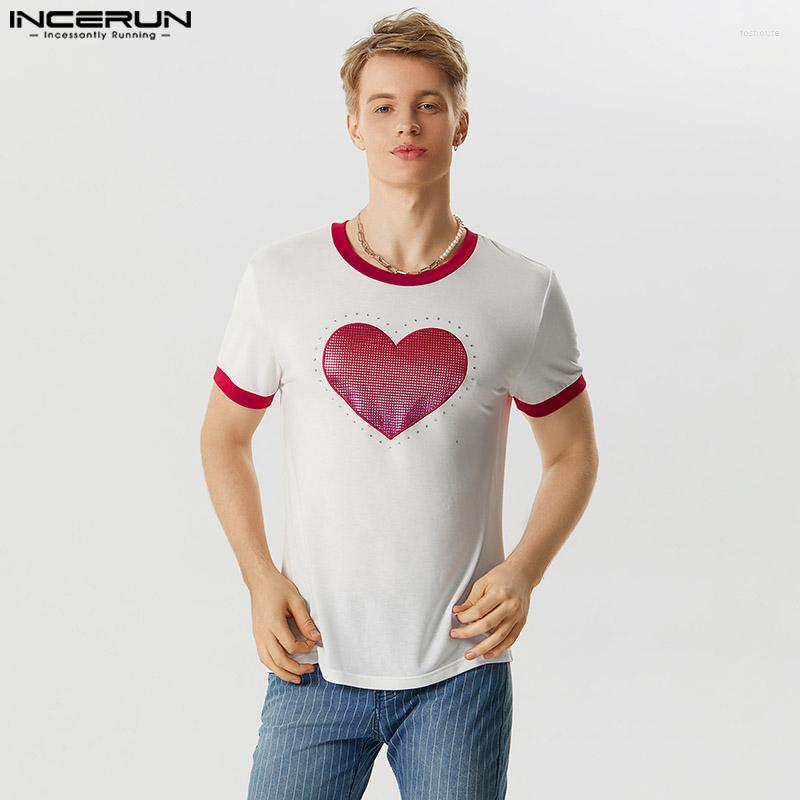 Men' T Shirts INCERUN Tops 2023 American Style Funny Love Printing Splice Short Sleeve T-shirts Stylish Well Fitting Male Camiseta -5XL, White
Men' T Shirts INCERUN Tops 2023 American Style Funny Love Printing Splice Short Sleeve T-shirts Stylish Well Fitting Male Camiseta -5XL, White