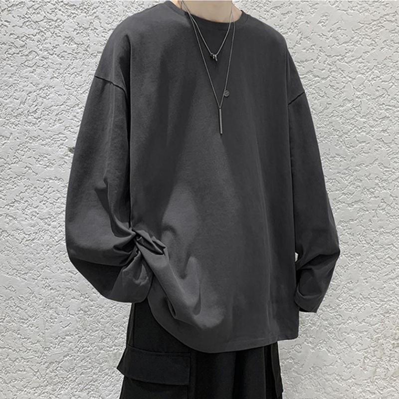 Men's T Shirts Oversize Women T-shirt Man Long Sleeves Pure Color Men Shirt T-shirts For Male Female Tops, Light gray
Men's T Shirts Oversize Women T-shirt Man Long Sleeves Pure Color Men Shirt T-shirts For Male Female Tops, Light gray