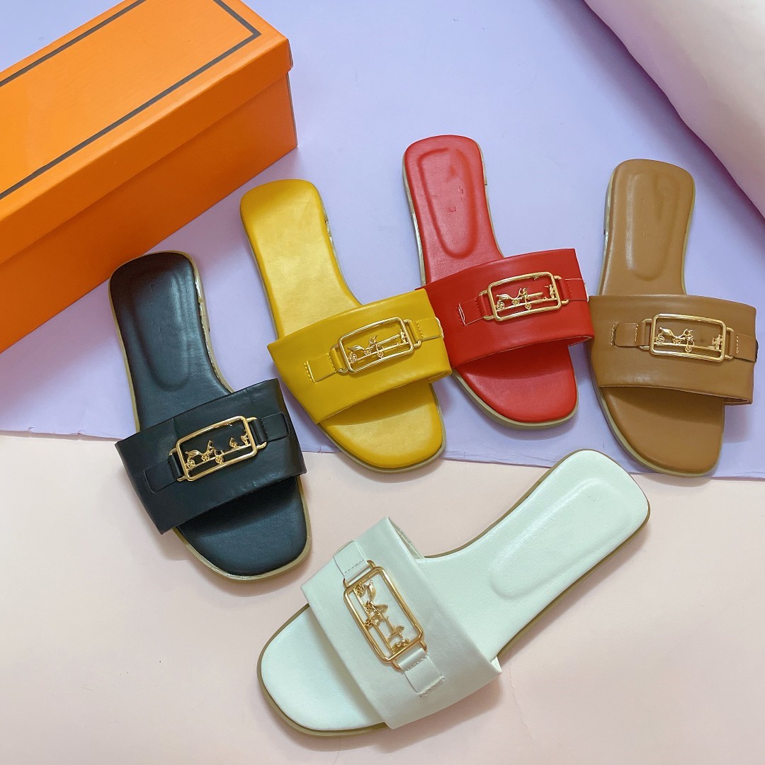 Designer Sandals Summer Flats Slippers Slide Luxury Designer Leather Fashion Beach Shoes H Letter summer Lady Metal rectanglar Buckle chypre Thick Heel Woman Shoes, Xyhem21
Designer Sandals Summer Flats Slippers Slide Luxury Designer Leather Fashion Beach Shoes H Letter summer Lady Metal rectanglar Buckle chypre Thick Heel Woman Shoes, Xyhem21