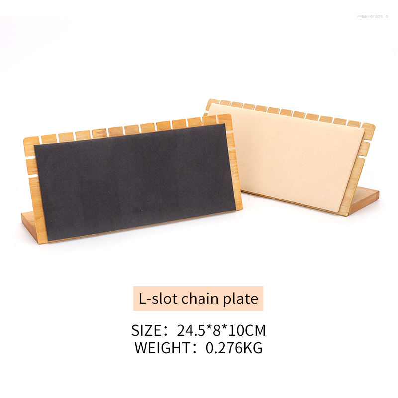 Jewelry Pouches Black Beige Solid Wood Inclined Necklace Display Rack For Women Earring Pendent Bracelet Showcase Stand Jewellery Holder
Jewelry Pouches Black Beige Solid Wood Inclined Necklace Display Rack For Women Earring Pendent Bracelet Showcase Stand Jewellery Holder