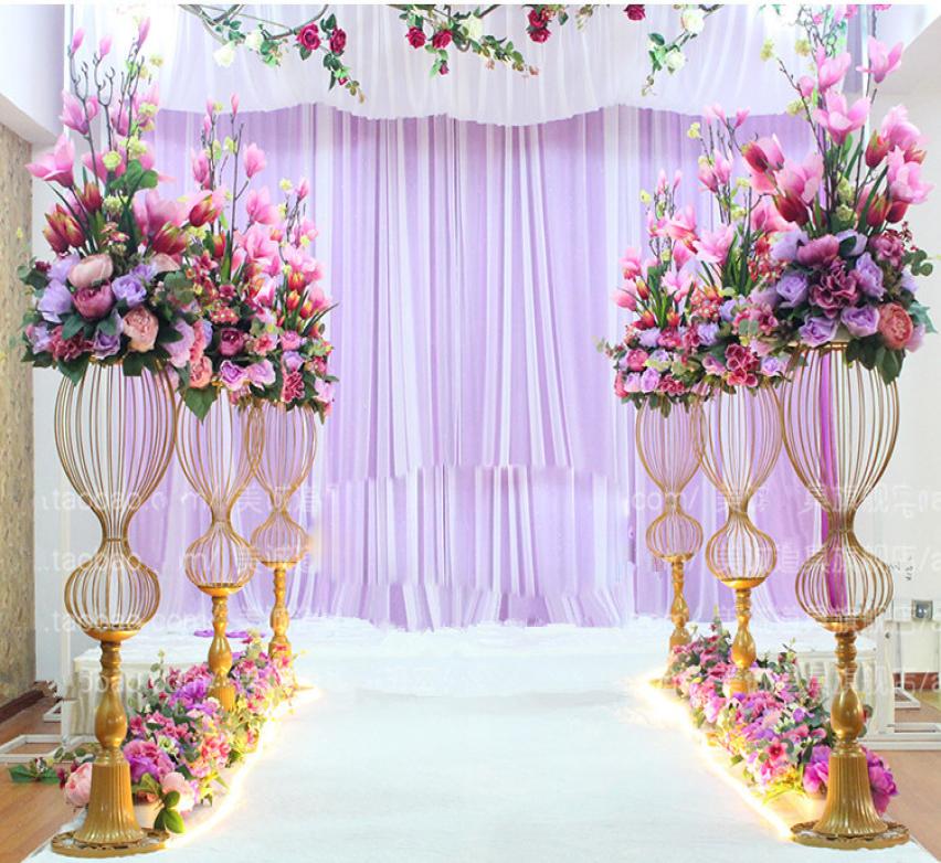 89cm Tall Metal Wedding Road Leads Flower stand Wedding Aisle Decorations 2020 shiny gold road lead flower vase2290580, Beige
89cm Tall Metal Wedding Road Leads Flower stand Wedding Aisle Decorations 2020 shiny gold road lead flower vase2290580, Beige