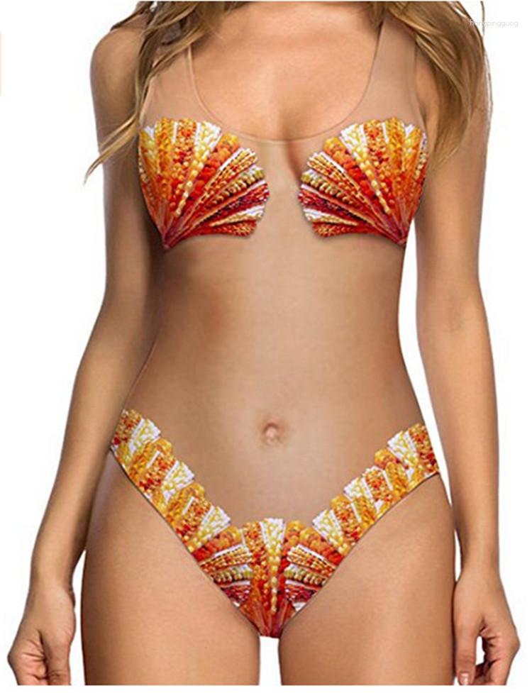 Women's Swimwear Funny Borat Printed One Piece Swimsuit Women Sexy Chest Hair Bathing Suit Summer Joke Bather Novelty Beachwear