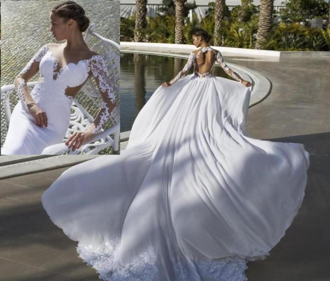 New 2019 Long Sleeves Bridal Wedding Gowns Open Back Applique Wedding Dresses with Overskirts Modest Formal Dress for Bride9966671, Orange
New 2019 Long Sleeves Bridal Wedding Gowns Open Back Applique Wedding Dresses with Overskirts Modest Formal Dress for Bride9966671, Orange