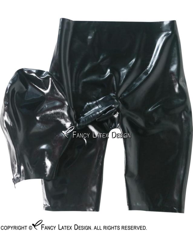 Sexy Latex Boxer Shorts With Hood Zipper at Back Open Nose Rubber Underwear Panties Underpants Pants 00588690370, Clear
Sexy Latex Boxer Shorts With Hood Zipper at Back Open Nose Rubber Underwear Panties Underpants Pants 00588690370, Clear