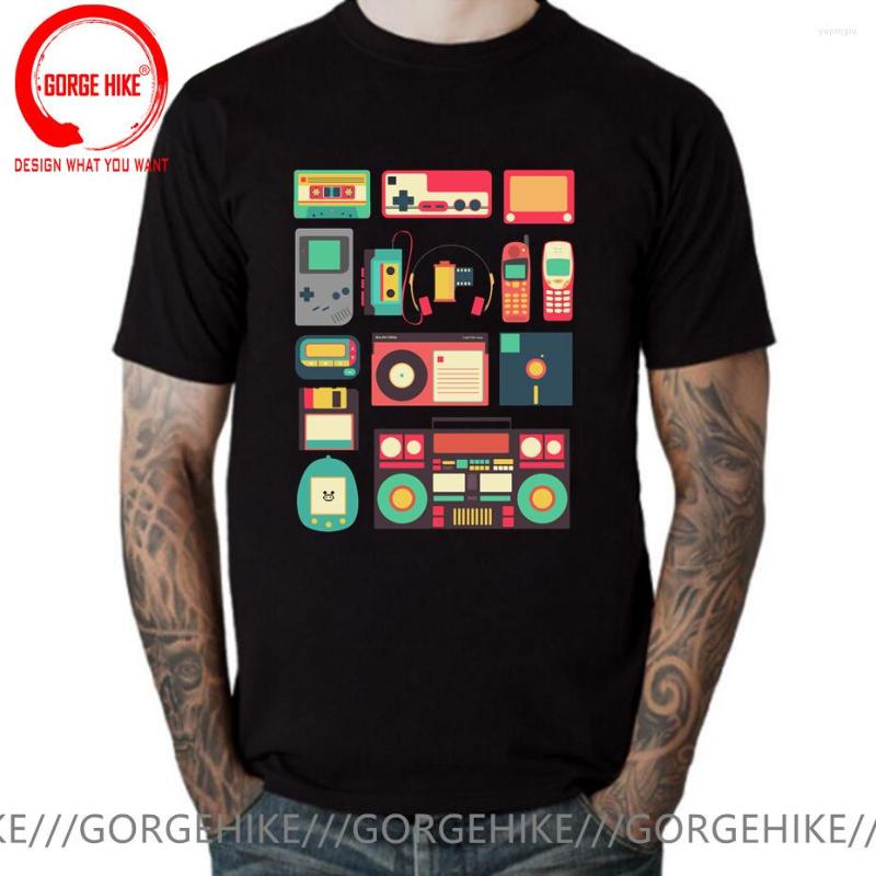 Men's T Shirts Techno Game PC Shirt Console Cassette Controller Telephone Technology Videogame Black Tshirts For Men High Quality Print, White
Men's T Shirts Techno Game PC Shirt Console Cassette Controller Telephone Technology Videogame Black Tshirts For Men High Quality Print, White