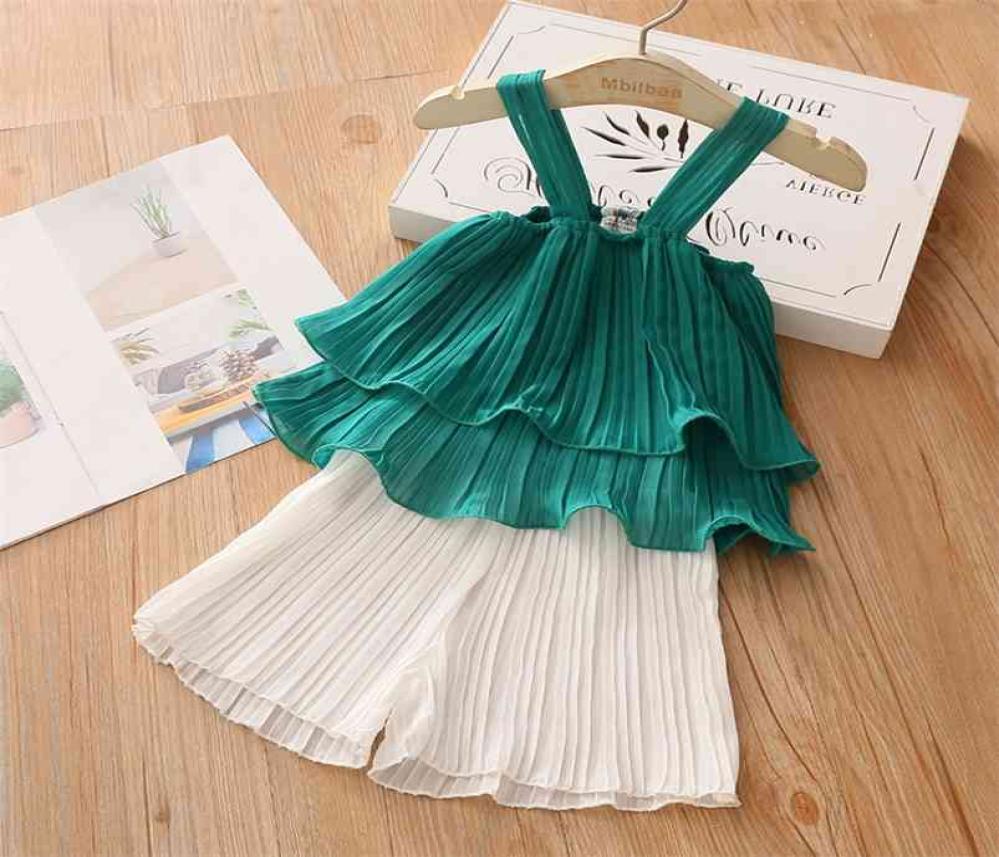 Casual Cute 24 6 8 10 Years Chiffon Sleeveless Shoulder Strap TshirtShorts 2 Pcs Baby Kids Girls Summer Clothing Set 2106255808163, Green
Casual Cute 24 6 8 10 Years Chiffon Sleeveless Shoulder Strap TshirtShorts 2 Pcs Baby Kids Girls Summer Clothing Set 2106255808163, Green