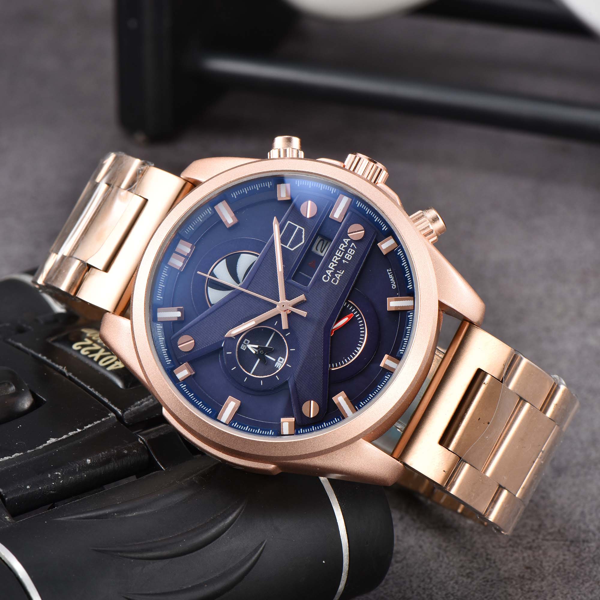 2023 Men's Watch Explosive Business Fashion Hand Rose Gold Steel Strap Quartz Movement Sapphire Scratch Resistant Crystal Gift Watch
2023 Men's Watch Explosive Business Fashion Hand Rose Gold Steel Strap Quartz Movement Sapphire Scratch Resistant Crystal Gift Watch