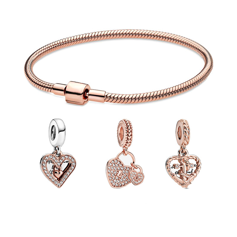 Hot sale 925 silver chain bracelets set Love flowers Mother's Day gift DIY fit Pandora bracelet Fashion designer Women jewelry with original box
Hot sale 925 silver chain bracelets set Love flowers Mother's Day gift DIY fit Pandora bracelet Fashion designer Women jewelry with original box