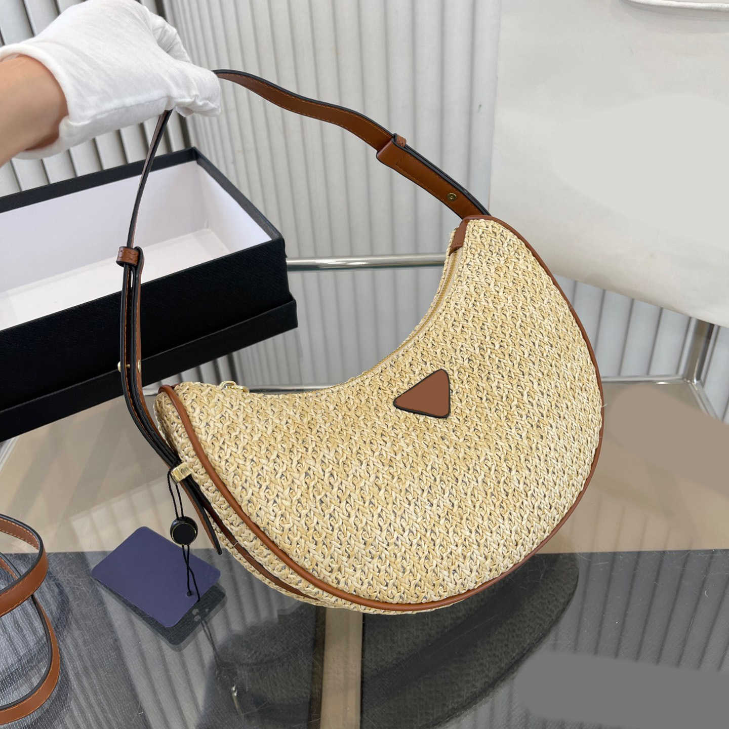 designer beach hobo bag women raffia pea bags luxurys handbag weave shoulder bag summer crossbody bags lady beach hand bags purses 230615, Black
designer beach hobo bag women raffia pea bags luxurys handbag weave shoulder bag summer crossbody bags lady beach hand bags purses 230615, Black