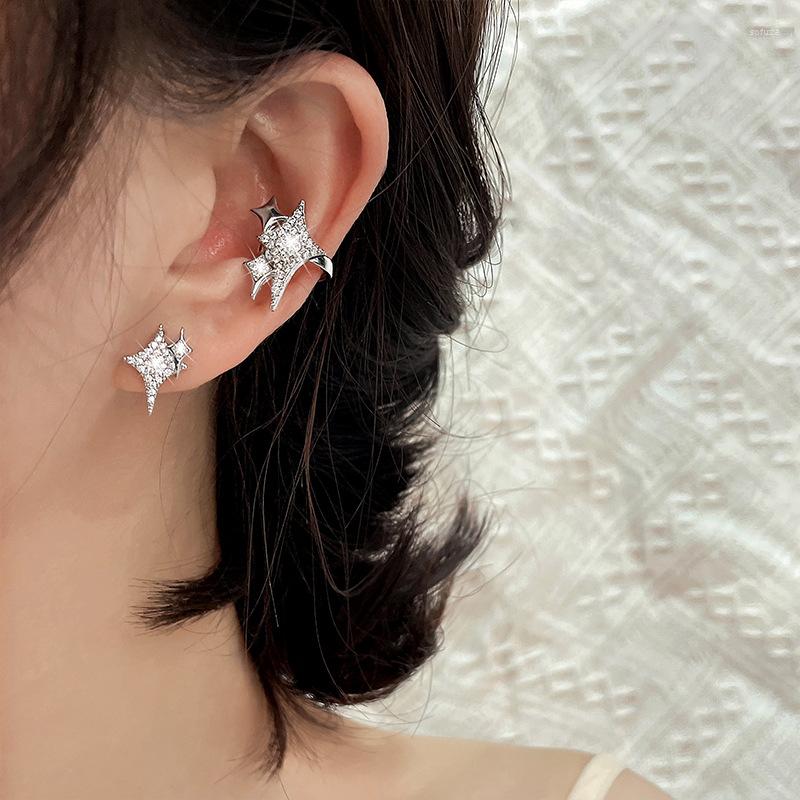 Stud Earrings PANJBJ 925 Sterling Silver European And American Women Fashionable Flash Diamond Star
Stud Earrings PANJBJ 925 Sterling Silver European And American Women Fashionable Flash Diamond Star