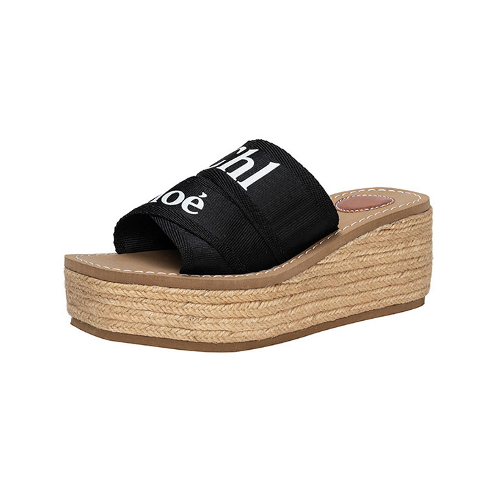 2023 Designer new wedged straw shoes with cross lace toe Women's sandals sandals with open toe and wedged straw heel Beige with black, B8
2023 Designer new wedged straw shoes with cross lace toe Women's sandals sandals with open toe and wedged straw heel Beige with black, B8