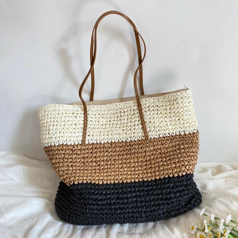 Evening Bags Fashionable Striped Woven Women's Shoulder Bag- Perfect For The Beach, 3 colors
Evening Bags Fashionable Striped Woven Women's Shoulder Bag- Perfect For The Beach, 3 colors