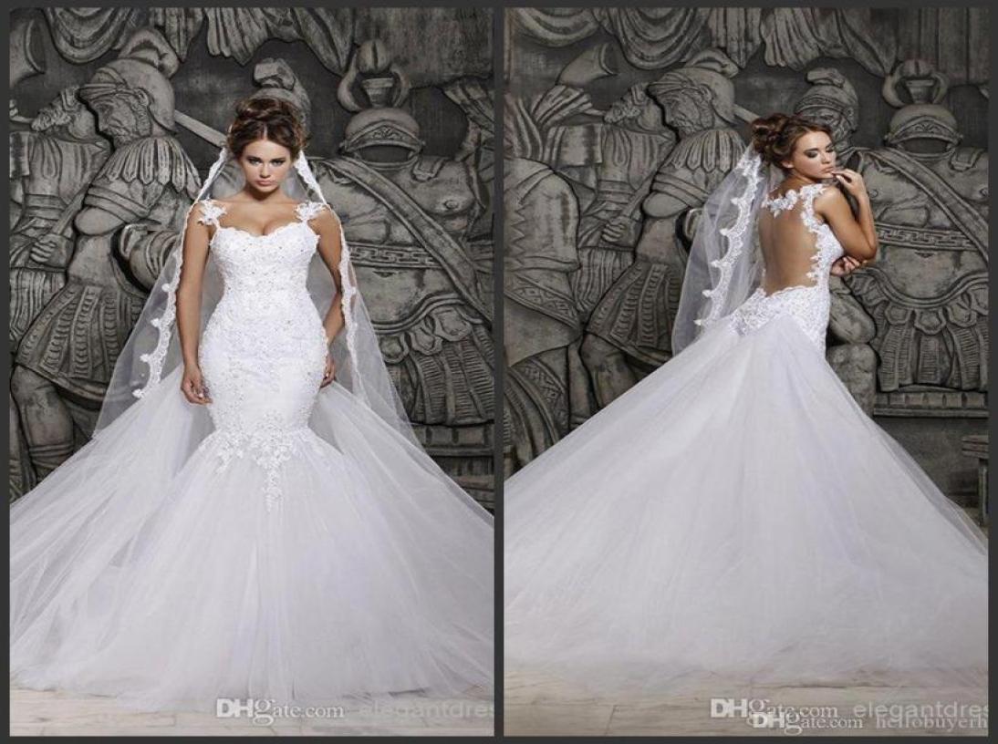 2019 Custom Made Wedding Gowns Beautiful Court Train Illusion Transparent Back Beaded Lace Mermaid Spring Wedding Dresses Bridal G5157357, White
2019 Custom Made Wedding Gowns Beautiful Court Train Illusion Transparent Back Beaded Lace Mermaid Spring Wedding Dresses Bridal G5157357, White
