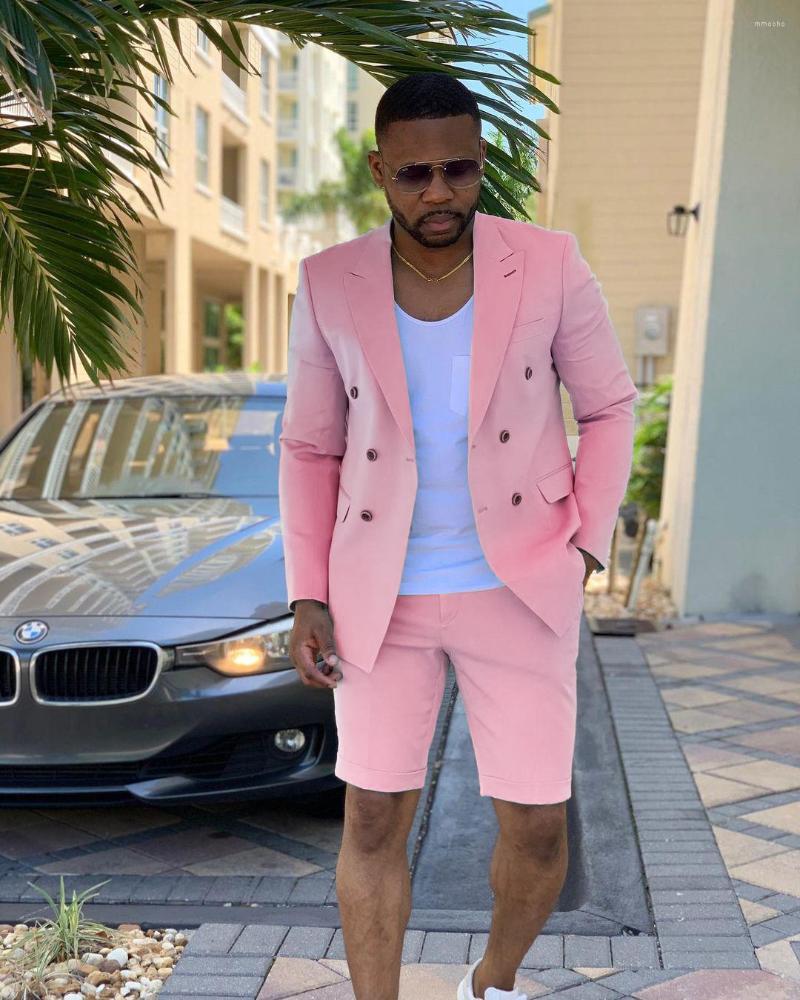 Men's Suits Customized Double Breasted Summer Beach Groom Set Casual Business Wedding Man Suit (jacket Shorts), Picture color 
Men's Suits Customized Double Breasted Summer Beach Groom Set Casual Business Wedding Man Suit (jacket Shorts), Picture color