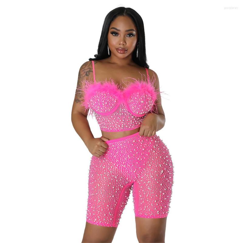 Women' Tracksuits Zabrina Fashion Bodycon Diamonds Feather 2023 Summer Matching Sets Club Street Sling Crop Tops Shorts Drill 2 Two-piece, Black
Women' Tracksuits Zabrina Fashion Bodycon Diamonds Feather 2023 Summer Matching Sets Club Street Sling Crop Tops Shorts Drill 2 Two-piece, Black