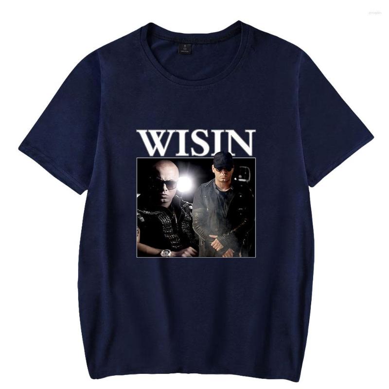Men's T Shirts Wisin Short Sleeve T-shirt Cotton O-neck Women Men 2023 Tee, Gold 
Men's T Shirts Wisin Short Sleeve T-shirt Cotton O-neck Women Men 2023 Tee, Gold