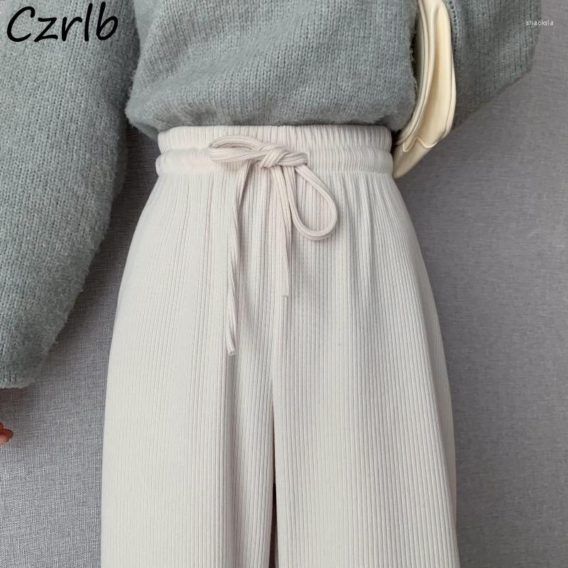 Women's Pants Casual Women Spring Autumn Wide Leg Full Length Female High Waist All-match Workout Baggy Simple Solid Elegant Drawstring, Black 
Women's Pants Casual Women Spring Autumn Wide Leg Full Length Female High Waist All-match Workout Baggy Simple Solid Elegant Drawstring, Black