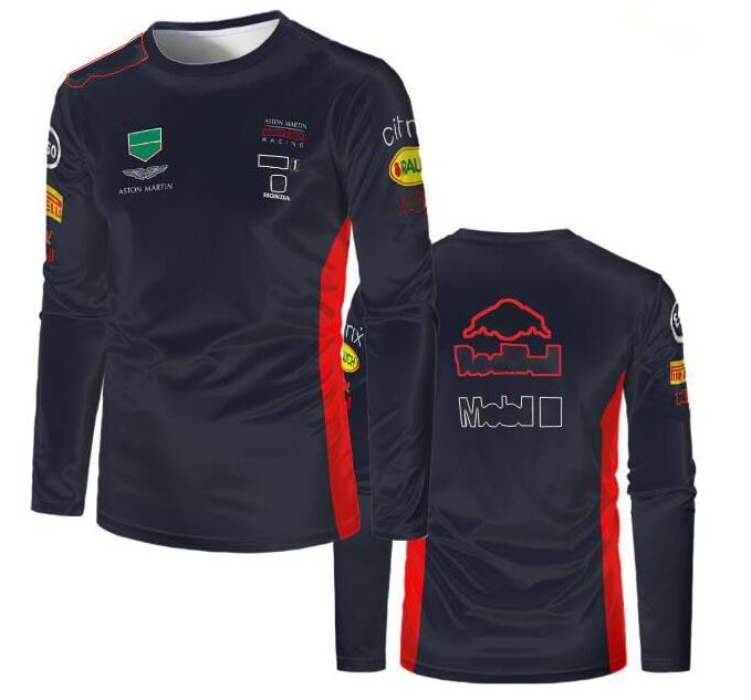 F1 Racing Long Sleeve T-Shirt Spring and Autumn Team Shirt Same Style Customised