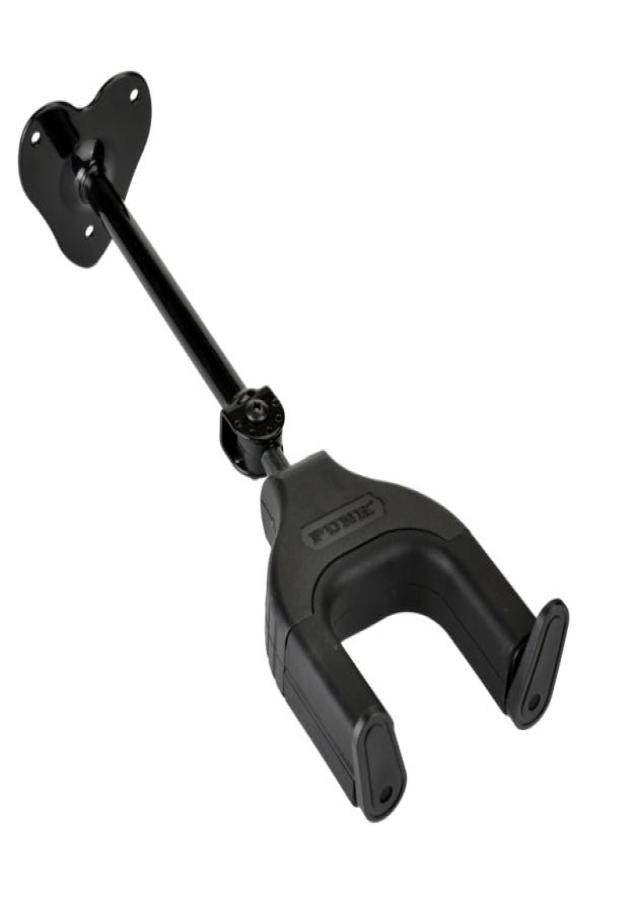 Guitar Long Hanger Guitar Wall Hook With Auto Lock Can Shake Pole Black2007610