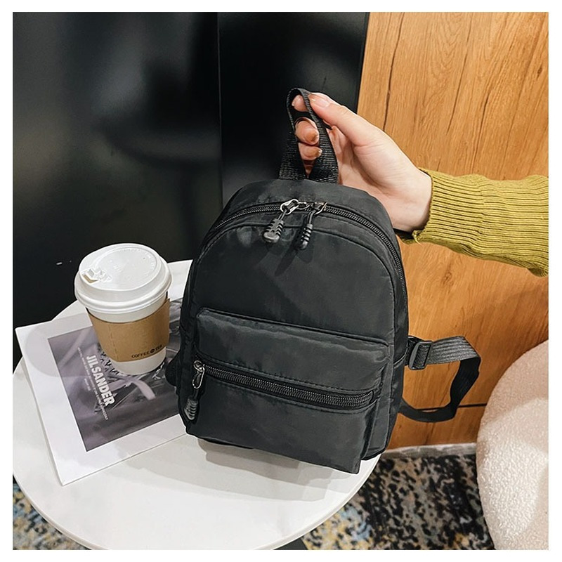 School Bags Mini Women Backpacks Trend Nylon Female Bag Small White Rucksack for Teen Girls Student Casual Backpack 230629