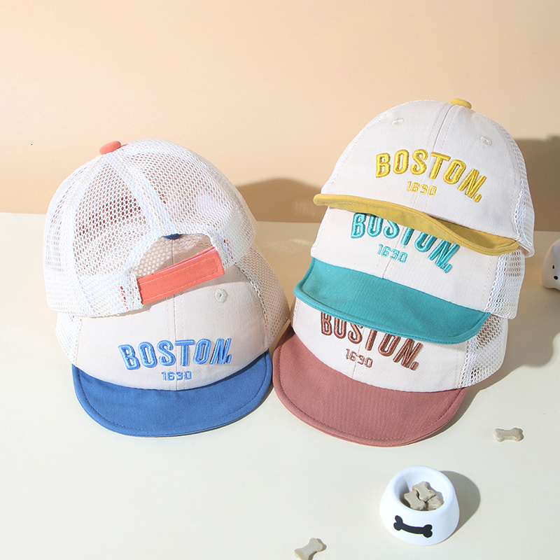 Caps Hats Cute Mesh Baby Cap Letter Embroidery Summer Breathable Toddler Boys Girls Baseball Soft Brim Adjustable Kids Sun Hat 230628, Green
Caps Hats Cute Mesh Baby Cap Letter Embroidery Summer Breathable Toddler Boys Girls Baseball Soft Brim Adjustable Kids Sun Hat 230628, Green