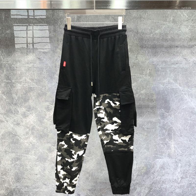 Men's Pants 2023 Casual Pant High Quality Camouflage Stitching Men 9 Points Elastic Waist Sweatpants Social Club Outfits Hombre, Picture
Men's Pants 2023 Casual Pant High Quality Camouflage Stitching Men 9 Points Elastic Waist Sweatpants Social Club Outfits Hombre, Picture