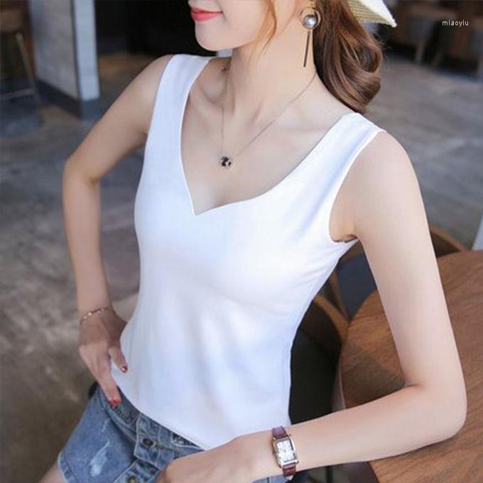 Women' Tanks 2023 Summer Women Camisole Blouse V Neck Slim Cotton Cami Tops Female Solid Color Casual Sleeveless Big Size Vest Y03, White
Women' Tanks 2023 Summer Women Camisole Blouse V Neck Slim Cotton Cami Tops Female Solid Color Casual Sleeveless Big Size Vest Y03, White