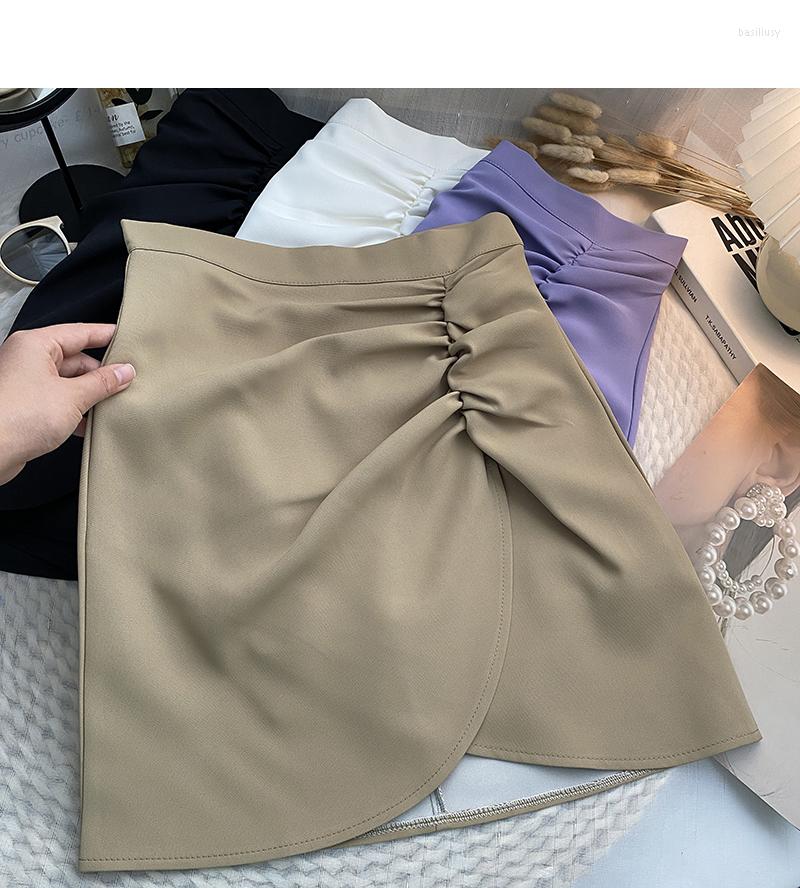 Skirts Summer Korean Style High-waisted Anti-glare Pleated Irregular Skirt For Women, Black
Skirts Summer Korean Style High-waisted Anti-glare Pleated Irregular Skirt For Women, Black