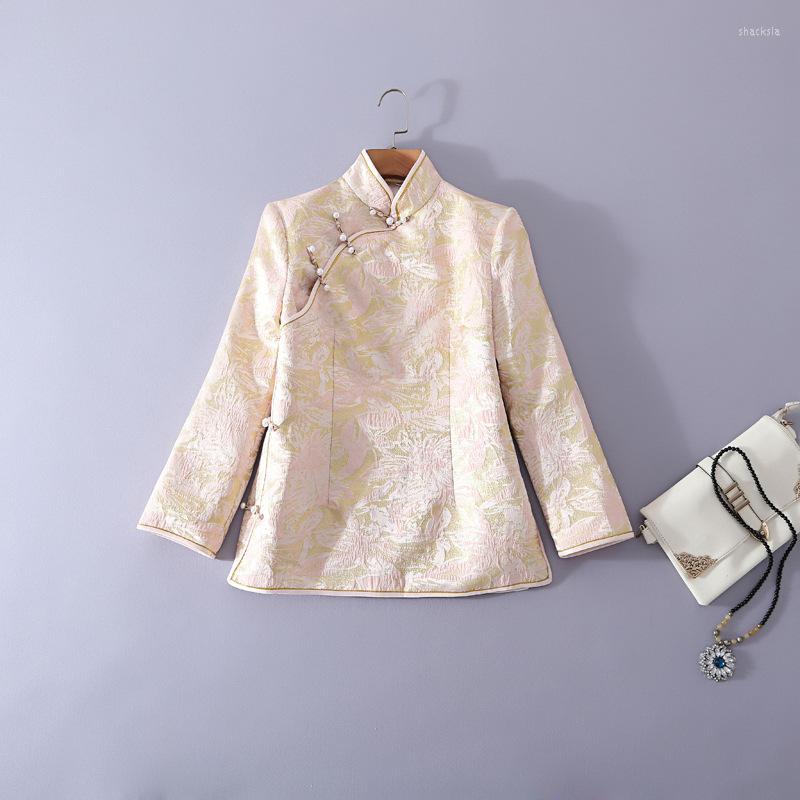 Ethnic Clothing 2023 Chinese Top Women Elegant Flower Embroidery Traditional Hanfu Tangsuit Qipao Shirt Mujer Warm Satin Blouse Cheongsam
Ethnic Clothing 2023 Chinese Top Women Elegant Flower Embroidery Traditional Hanfu Tangsuit Qipao Shirt Mujer Warm Satin Blouse Cheongsam