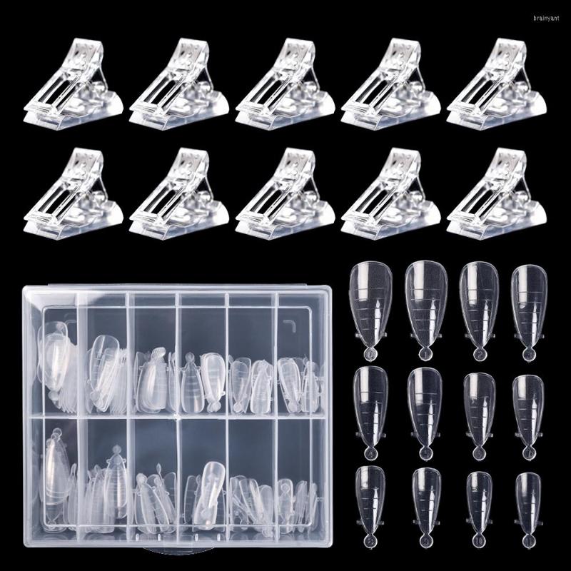 False Nails 120pcs Nail Extension Form Tips With 10pcs Clips 11 Sizes Sculpted Full Cover Manicures Tool Set, Set 1
False Nails 120pcs Nail Extension Form Tips With 10pcs Clips 11 Sizes Sculpted Full Cover Manicures Tool Set, Set 1